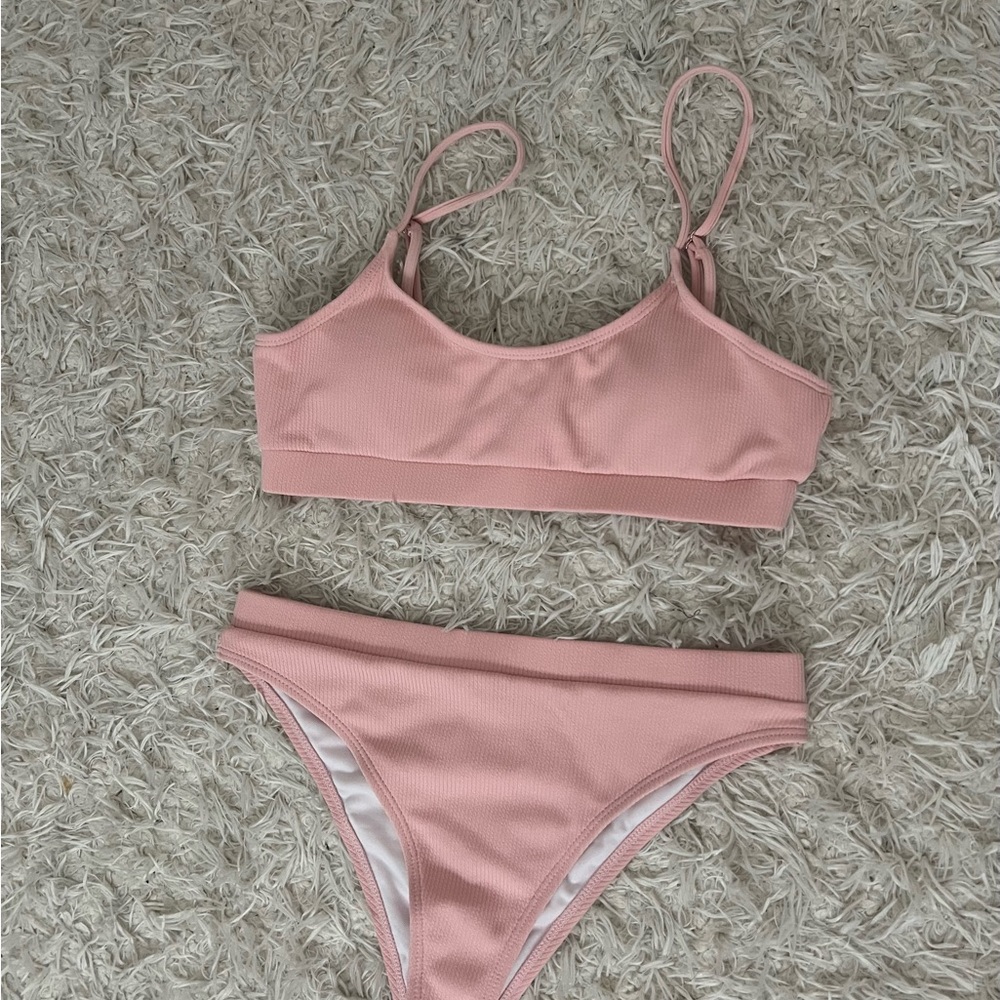 Pink Women's Swimwear Set